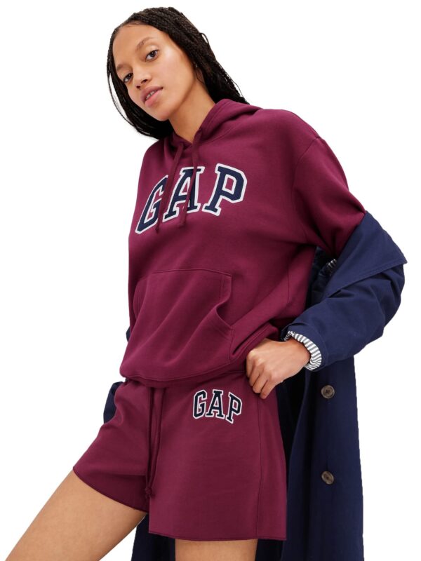 Sudadera con capucha y logotipo , Ruby Wine